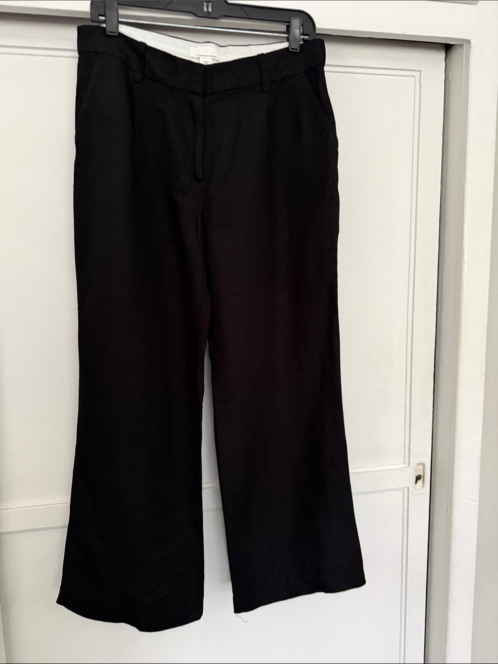 H&M Black Wide-Leg Women's Pants